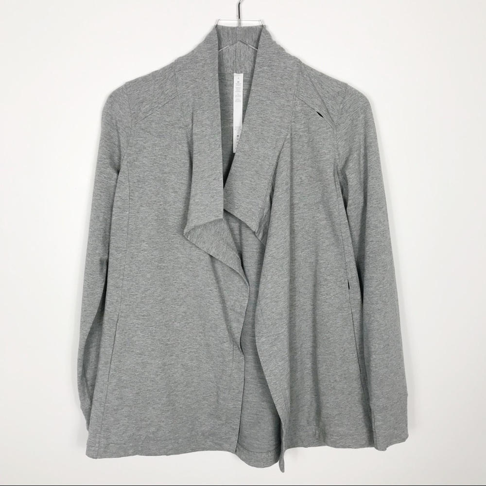 Lululemon | Coast Wrap Heather Gray Jacket Size 4
